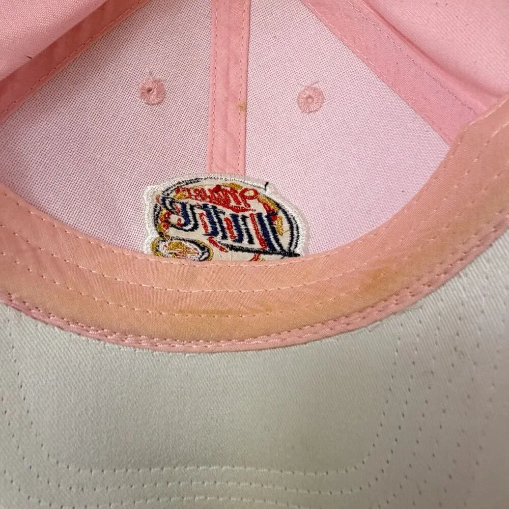 Miller Lite Women's Adjustable Hook & Loop Back Hat  Logo Pink
